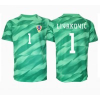 Kroatien Dominik Livakovic #1 Målvakt Bortatröja EM 2024 Kortärmad